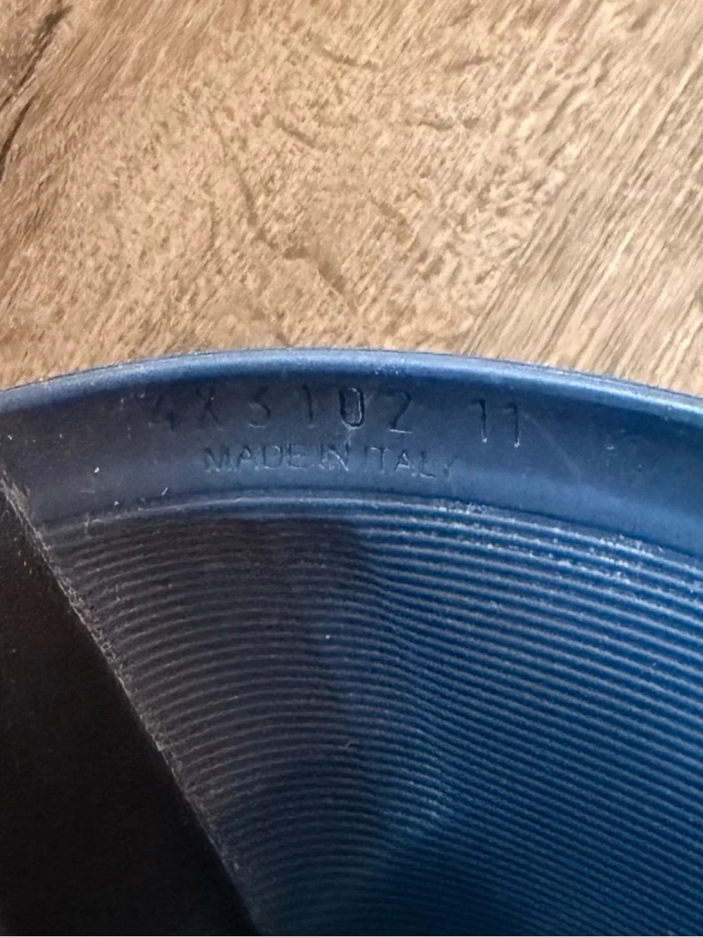 Prada Men’s Navy and Black Slide Sandals